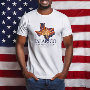 Talarico for Senate 2026 Tee Texas Sunrise Map T-Shirt