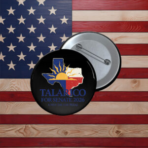 Talarico for Senate 2026 Texas Map Pin