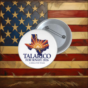 Talarico for Senate 2026 Texas Sunrise Map Button