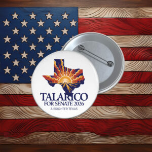 Talarico for Senate 2026 Texas Sunrise Map Button