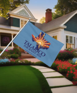 Talarico for Senate 2026 Texas Sunrise Map Flag