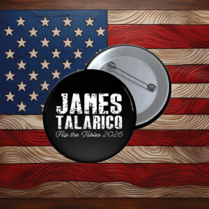 Talarico for Texas Flip the Tables Pin