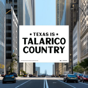 Texas Is Talarico Country Yard Sign