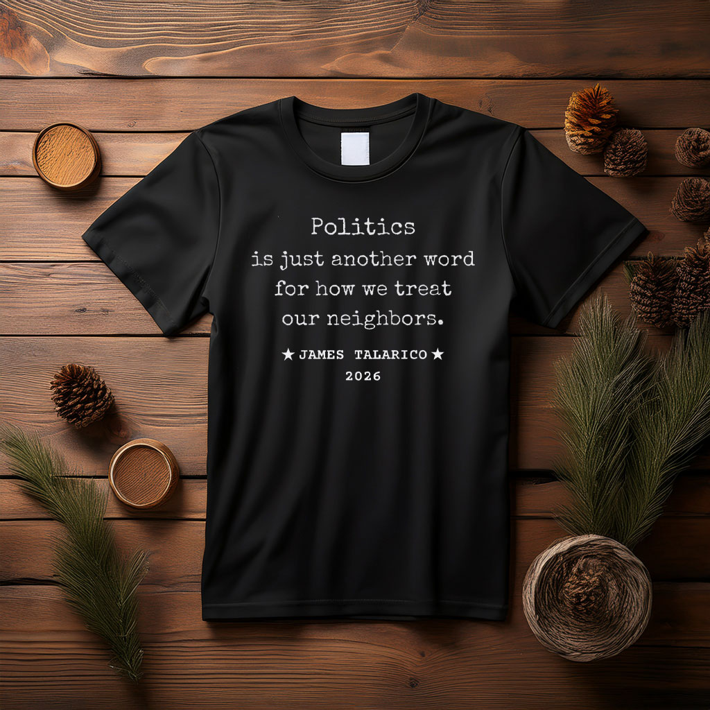 James Talarico For Texas Senate 2026 Typewriter Quote T Shirt