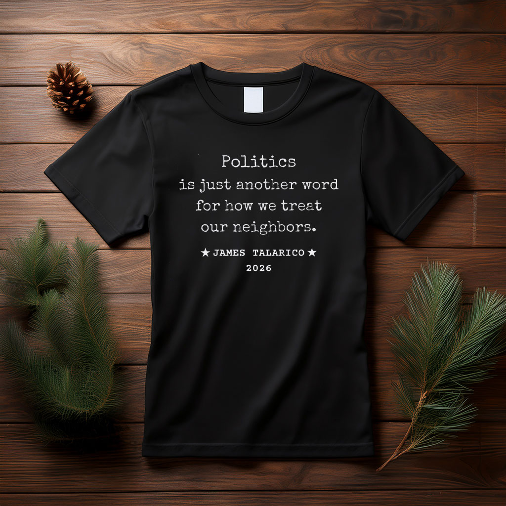 James Talarico For Texas Senate 2026 Typewriter Quote T Shirt