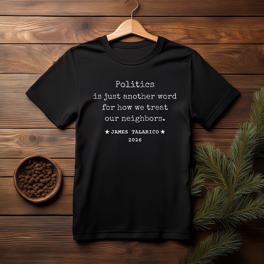 James Talarico For Texas Senate 2026 Typewriter Quote T Shirt