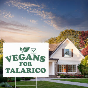 James Talarico For Texas US Senate 2026 Yard Sign