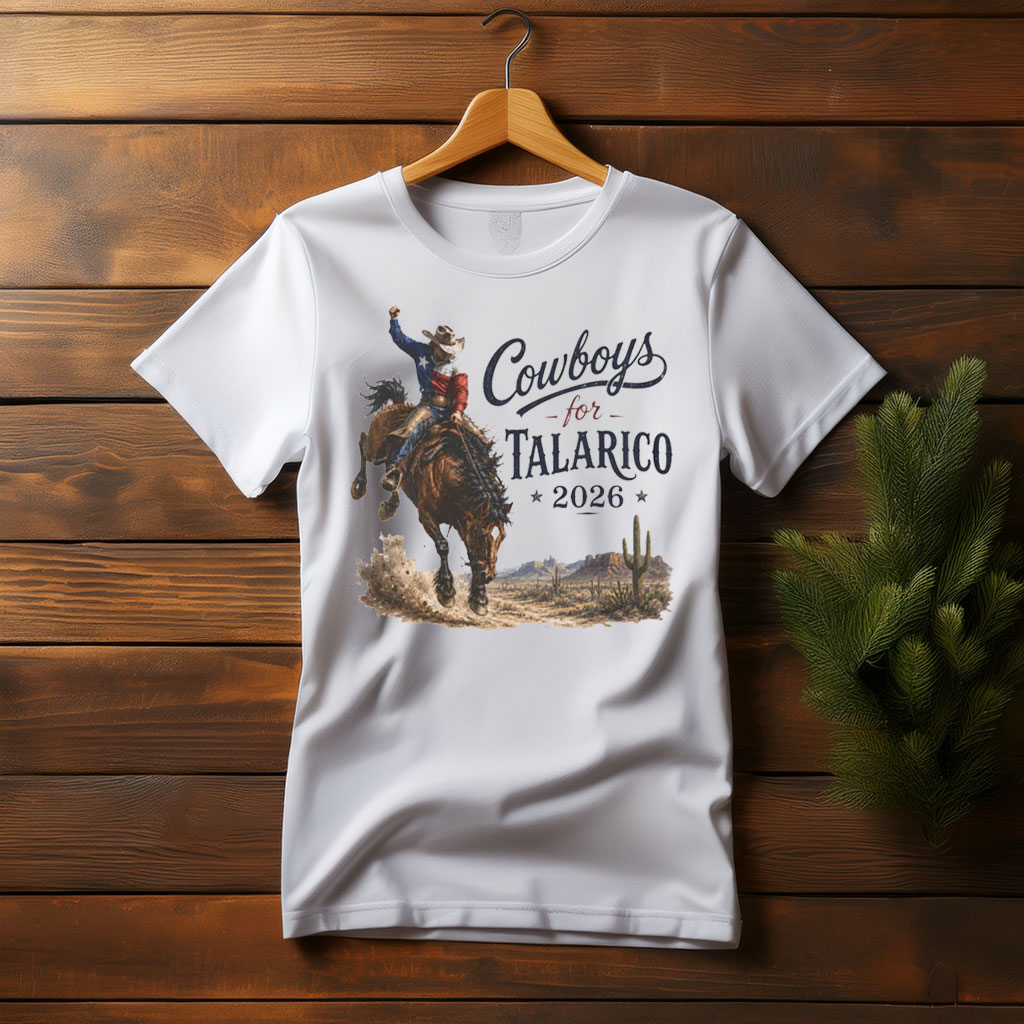 James Talarico for Texas Senate – Desert Cactus Landscape Graphic Tee