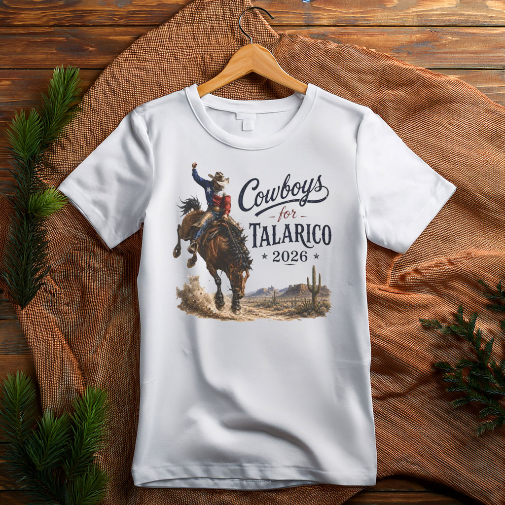 James Talarico for Texas Senate – Desert Cactus Landscape Graphic Tee
