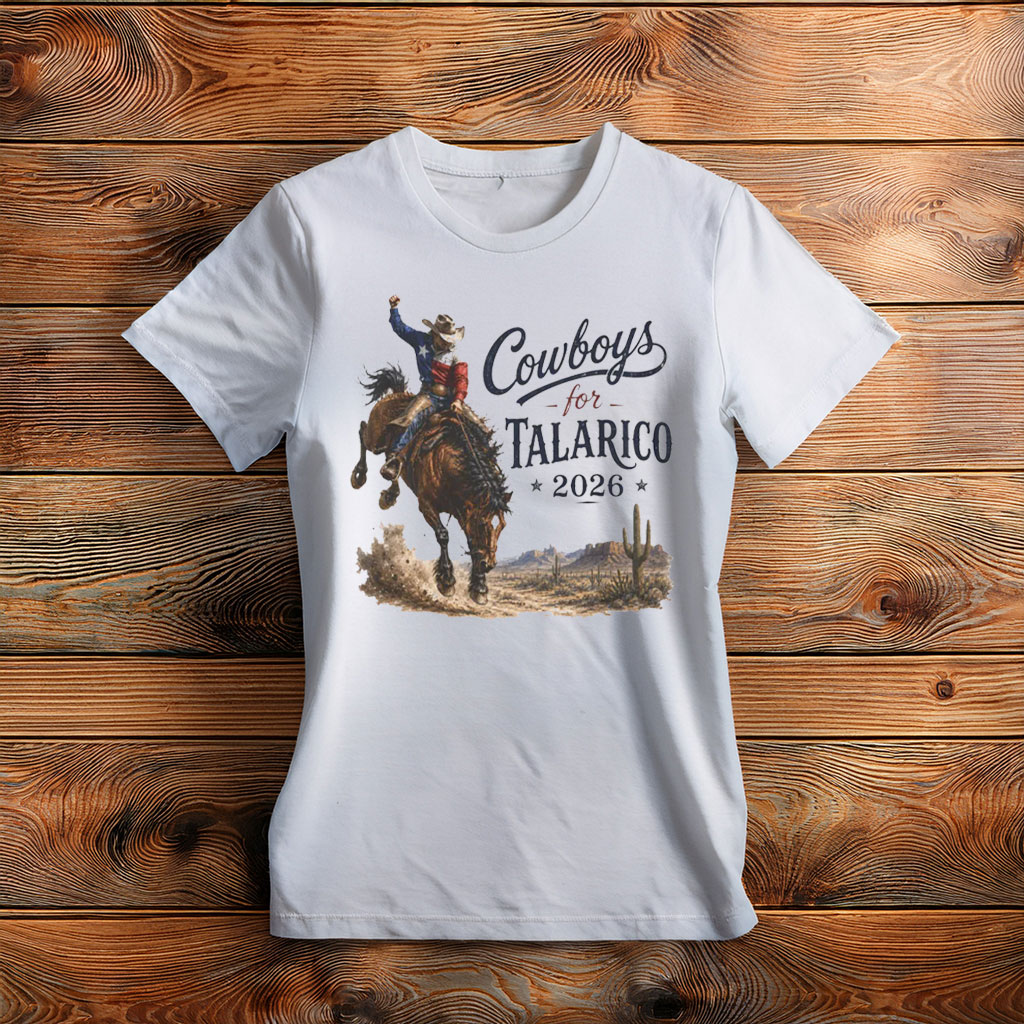 James Talarico for Texas Senate – Desert Cactus Landscape Graphic Tee