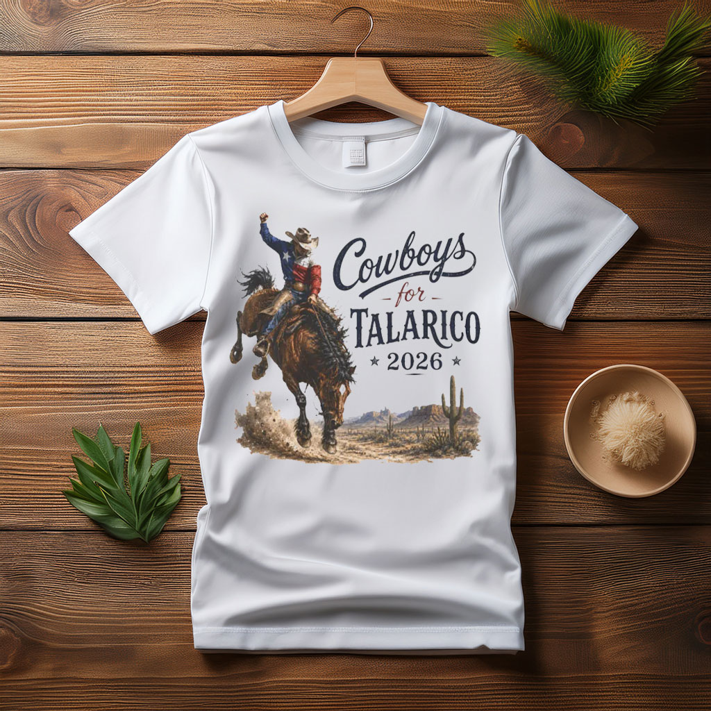 James Talarico for Texas Senate – Desert Cactus Landscape Graphic Tee