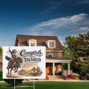 Vote James Talarico Texas Political Election Country Style Patriotic Yard Sign