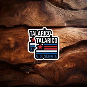 Bold Retro Stripes Campaign Decal — James Talarico Sticker