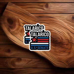 Bold Retro Stripes Campaign Decal — James Talarico Sticker