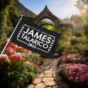 Flip The Tables James Talarico 2026 Campaign Flag