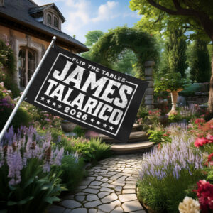Flip The Tables James Talarico 2026 Campaign Flag