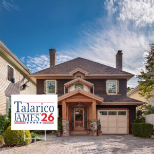 Grassroots Campaign Weatherproof Garden Sign — James Talarico Yard Sign
