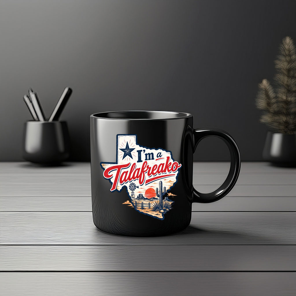 I'm A Talafreako Retro Texas Sunset Mug
