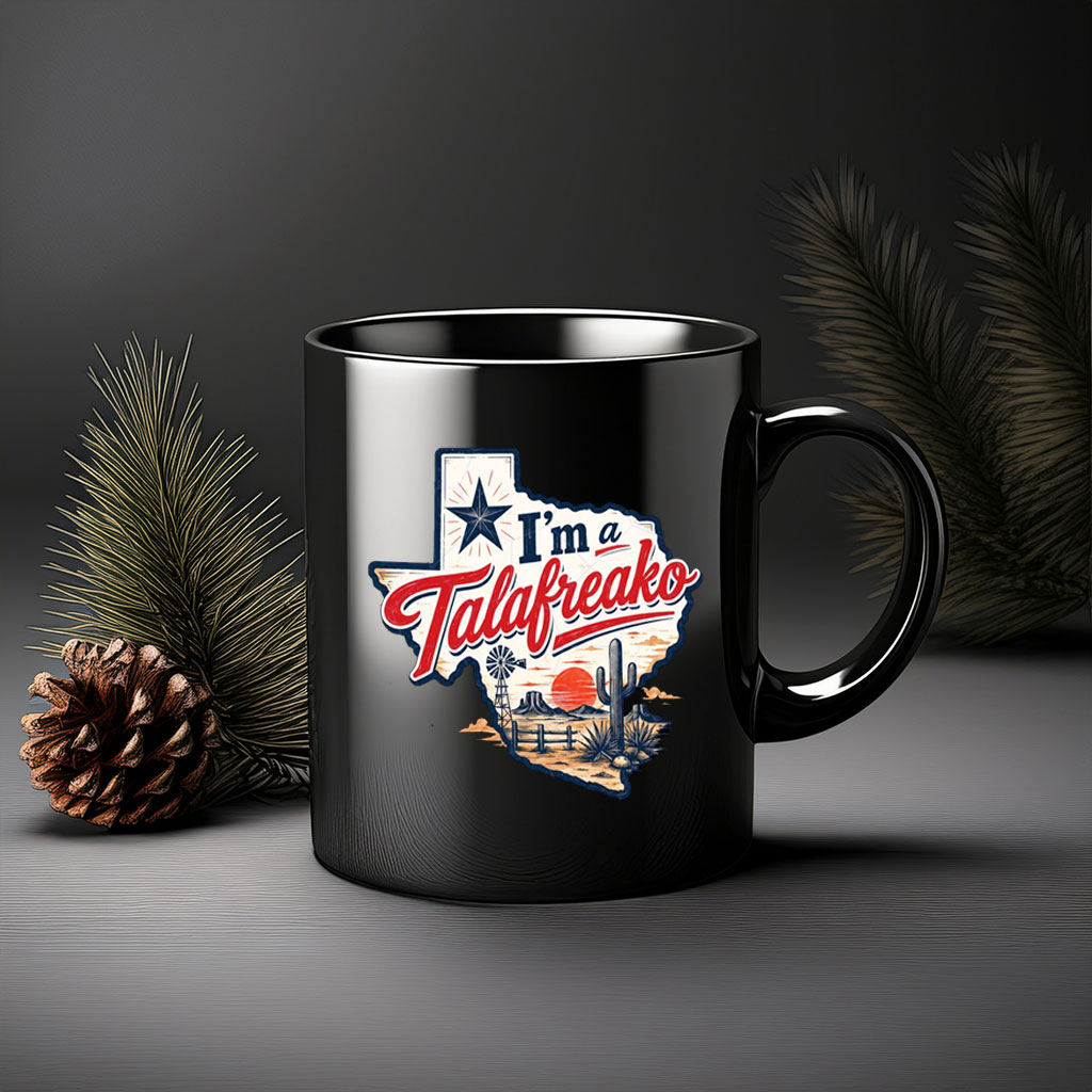 I'm A Talafreako Retro Texas Sunset Mug