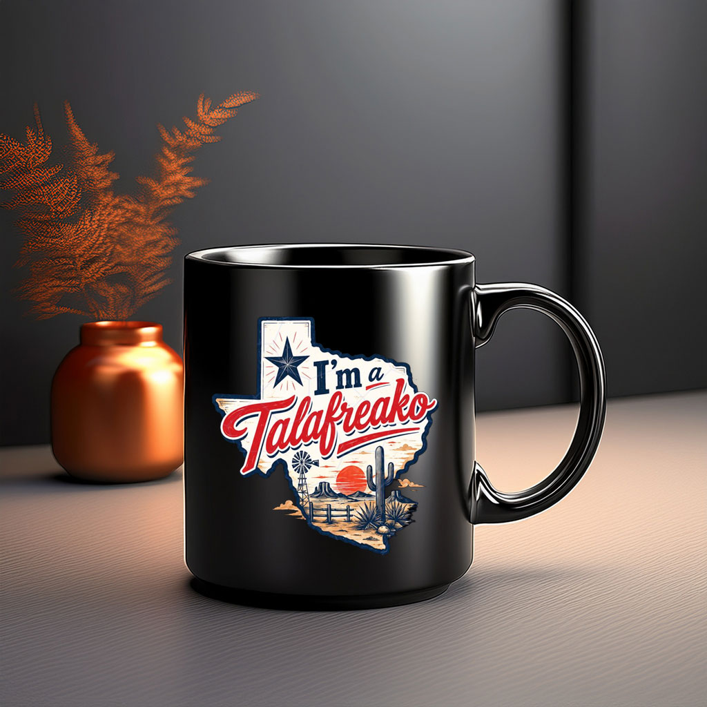 I'm A Talafreako Retro Texas Sunset Mug