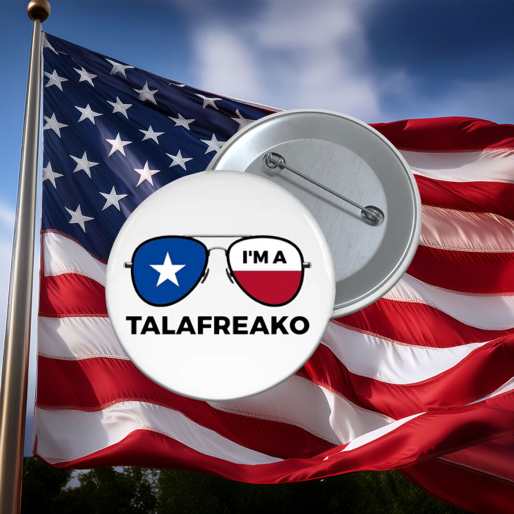 I'm A Talafreako Texas Shades Pin