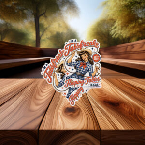 I'm a Talafreako Flipping Tables Sticker