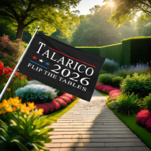 James Talarico 2026 Flip The Tables Flag