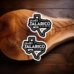 James Talarico For U.S. Senate Texas Silhouette Sticker