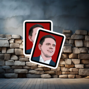 James Talarico Portrait Graphic Sticker