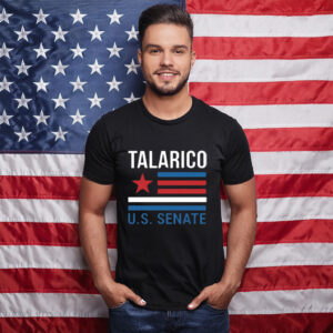 James Talarico T-Shirt - Bold Flag Stripes Senate Tee