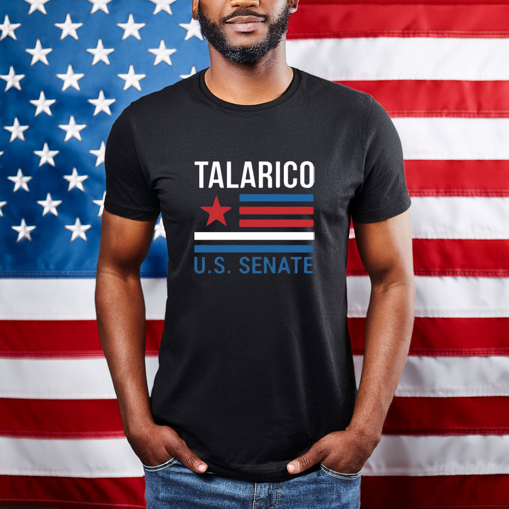 James Talarico T-Shirt - Bold Flag Stripes Senate Tee