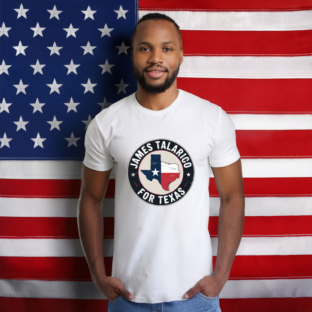 James Talarico T-Shirt - For Texas Circle Badge Tee