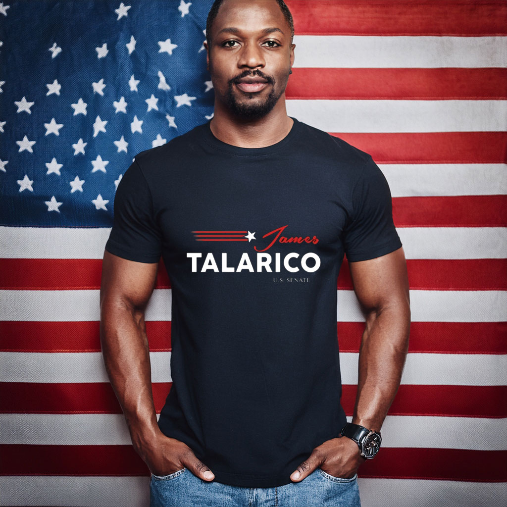 James Talarico T Shirt U.S. Senate Star Stripes Tee
