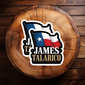 James Talarico Texas Flag Campaign Sticker