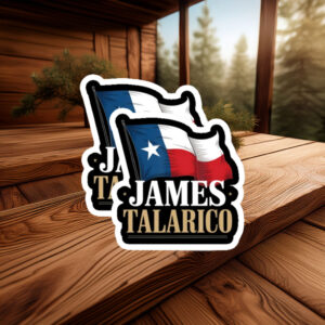 James Talarico Texas Flag Campaign Sticker