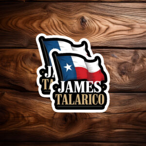 James Talarico Texas Flag Campaign Sticker