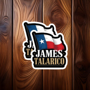 James Talarico Texas Flag Campaign Sticker