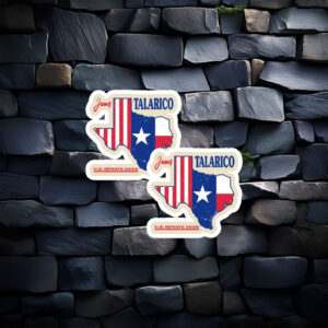James Talarico Texas Map Flag Sticker