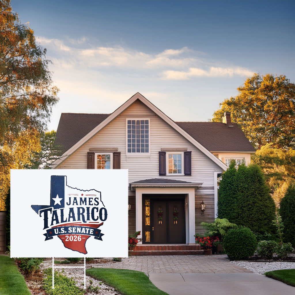 James Talarico Texas Senate 2026 Yard Sign