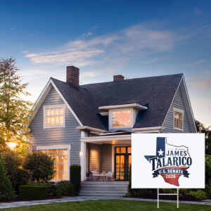 James Talarico Texas Senate 2026 Yard Sign