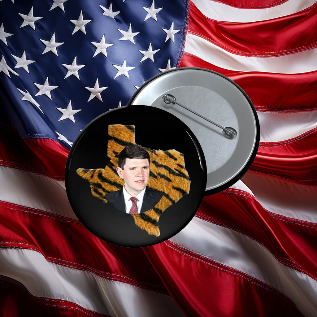 James Talarico Texas Tiger Pride Button