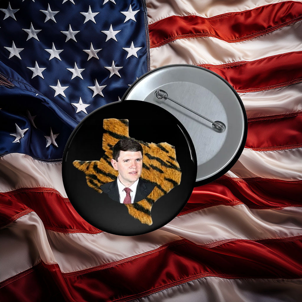 James Talarico Texas Tiger Pride Button