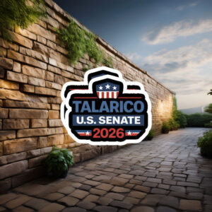 James Talarico U.S. Senate 2026 Badge Sticker