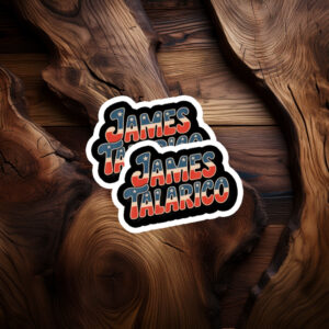 James Talarico Vintage Patriotic Name Sticker
