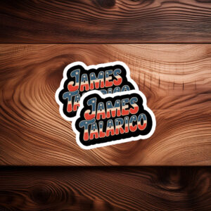 James Talarico Vintage Patriotic Name Sticker