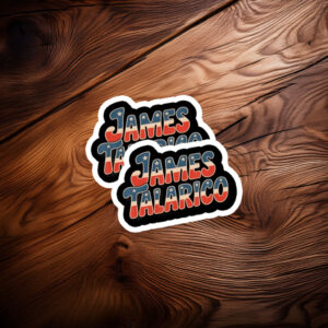 James Talarico Vintage Patriotic Name Sticker