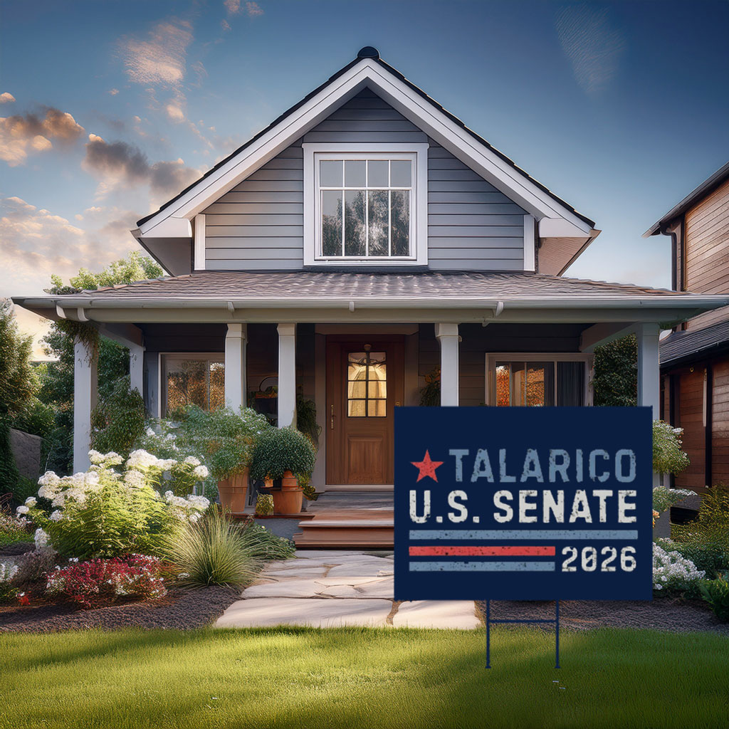 James Talarico Yard Sign U.S. Senate 2026 Lawn Sign