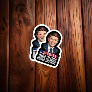 Official Candidate Photo Banner Badge — James Talarico Sticker