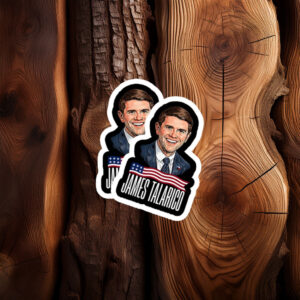 Official Candidate Photo Banner Badge — James Talarico Sticker