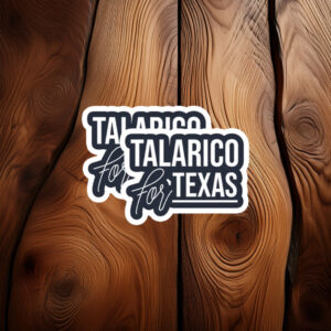 State Election Minimalist Quote Merch — James Talarico Sticker
